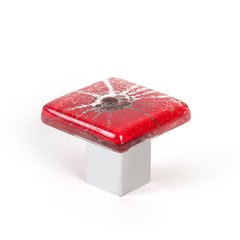 Radiants 1-3/8 Inch Diameter Red Cabinet Knob Radiants 1-3/8 Inch Diameter Red Cabinet Knob