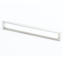 Dual 7-9/16 Inch Center to Center Brushed Nickel Cabinet Pull Dual 7-9/16 Inch Center to Center Brushed Nickel Cabinet Pull