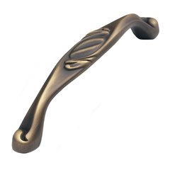 Arcadia Forged Solid Brass 6 Inch Center to Center Antique Light Polish Cabinet Pull Arcadia Forged Solid Brass 6 Inch Center to Center Antique Light Polish Cabinet Pull