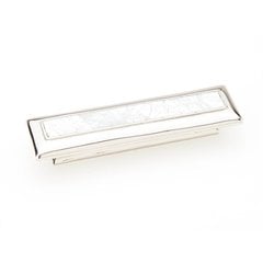 Mother of Pearl 3 Inch Center to Center Mother of Pearl/Polished Nickel Cabinet Pull Mother of Pearl 3 Inch Center to Center Mother of Pearl/Polished Nickel Cabinet Pull