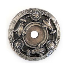 Jewel 1-5/16 Inch Diameter Brite Nickel Back-plate Jewel 1-5/16 Inch Diameter Brite Nickel Back-plate