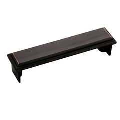 Manor 3-3/4 Inch Center to Center Oil Rubbed Bronze Cabinet Cup Pull Manor 3-3/4 Inch Center to Center Oil Rubbed Bronze Cabinet Cup Pull