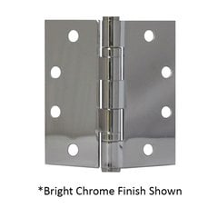 Full Mort. Ball Bearing Hinge 4-1/2" X 4-1/2" Satin Chrome Full Mort. Ball Bearing Hinge 4-1/2" X 4-1/2" Satin Chrome