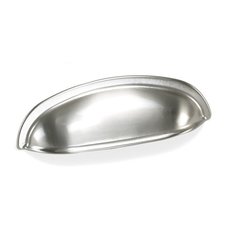 Nantucket 3 Inch Center to Center Satin Pewter Cabinet Cup Pull Nantucket 3 Inch Center to Center Satin Pewter Cabinet Cup Pull