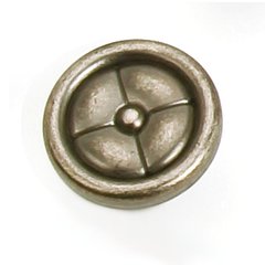 Paris 1-1/4 Inch Diameter Antique Pewter Cabinet Knob Paris 1-1/4 Inch Diameter Antique Pewter Cabinet Knob