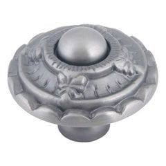 St. Michel 1-1/2 Inch Diameter Pewter Cabinet Knob St. Michel 1-1/2 Inch Diameter Pewter Cabinet Knob