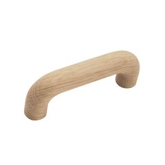 Natural Woodcraft Pull 3" C/C Unfinished Wood Natural Woodcraft Pull 3" C/C Unfinished Wood