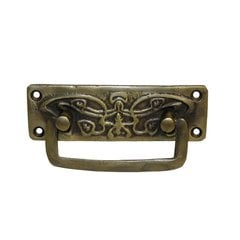 Bail Pulls 3-1/8 Inch Center to Center Unlacquered Antique Brass Cabinet Bail Pull Bail Pulls 3-1/8 Inch Center to Center Unlacquered Antique Brass Cabinet Bail Pull