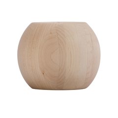 Large Ball Bun Foot 4 inch H-Hardwood Large Ball Bun Foot 4 inch H-Hardwood