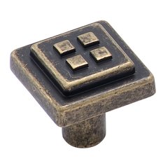 Forgings 1-1/8 Inch Diameter Weathered Brass Cabinet Knob Forgings 1-1/8 Inch Diameter Weathered Brass Cabinet Knob