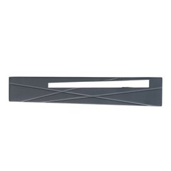 Modernist Pull 3 inch Center to Center Black Modernist Pull 3 inch Center to Center Black