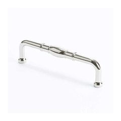 Designers Group 10 4 Inch Center to Center Polished Nickel Cabinet Pull Designers Group 10 4 Inch Center to Center Polished Nickel Cabinet Pull