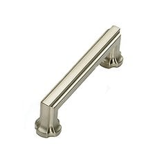 Empire Designs 4 Inch Center to Center Satin Nickel Cabinet Pull Empire Designs 4 Inch Center to Center Satin Nickel Cabinet Pull