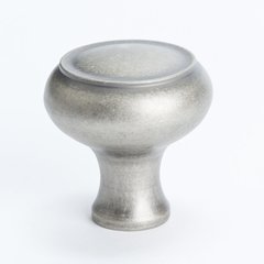 Forte 1-5/8 Inch Diameter Weathered Nickel Cabinet Knob Forte 1-5/8 Inch Diameter Weathered Nickel Cabinet Knob