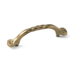 Native Romance 3 Inch Center to Center Light Brass Cabinet Pull Native Romance 3 Inch Center to Center Light Brass Cabinet Pull