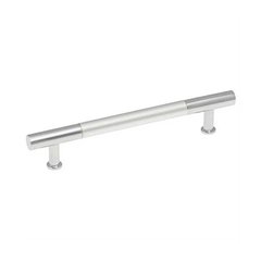 Dew 5-1/16 Inch Center to Center Frosted Chrome Cabinet Pull Dew 5-1/16 Inch Center to Center Frosted Chrome Cabinet Pull