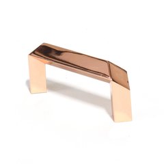 Venus 2-1/2 Inch Center to Center Polished Rose Gold Cabinet Pull Venus 2-1/2 Inch Center to Center Polished Rose Gold Cabinet Pull
