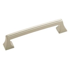 Mulholland 5-1/16 Inch Center to Center Satin Nickel Cabinet Pull Mulholland 5-1/16 Inch Center to Center Satin Nickel Cabinet Pull