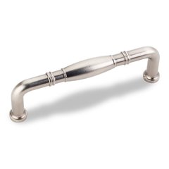 Durham 5-1/16 Inch Center to Center Bright Nickel Brushed with Dull Lacquer Cabinet Pull Durham 5-1/16 Inch Center to Center Bright Nickel Brushed with Dull Lacquer Cabinet Pull