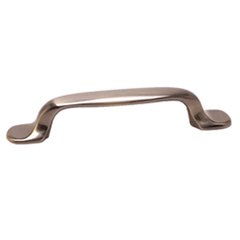 Euro Moderno 3-3/4 Inch Center to Center Brushed Antique Brass Cabinet Pull Euro Moderno 3-3/4 Inch Center to Center Brushed Antique Brass Cabinet Pull