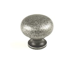 Hartford 1-1/4 Inch Diameter Aged Silver Cabinet Knob Hartford 1-1/4 Inch Diameter Aged Silver Cabinet Knob