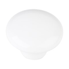 Tempo 1-1/4 Inch Diameter White Ceramic Cabinet Knob Tempo 1-1/4 Inch Diameter White Ceramic Cabinet Knob