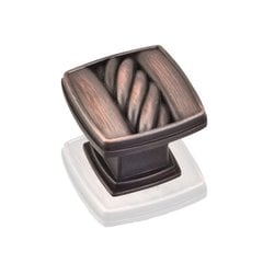Encada 2 1-3/16 Inch Diameter Dark Brushed Antique Copper Cabinet Knob Encada 2 1-3/16 Inch Diameter Dark Brushed Antique Copper Cabinet Knob