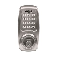 Transitional Electronic Keypad Deadbolt Grade 3 Satin Nickel Transitional Electronic Keypad Deadbolt Grade 3 Satin Nickel