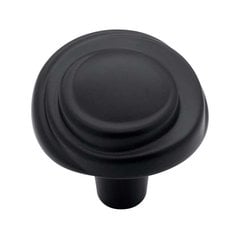 Montrose 1-1/4 Inch Diameter Flat Black Cabinet Knob Montrose 1-1/4 Inch Diameter Flat Black Cabinet Knob