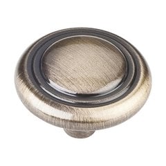 Kingsport 1-1/4 Inch Diameter Antique Brass Cabinet Knob Kingsport 1-1/4 Inch Diameter Antique Brass Cabinet Knob