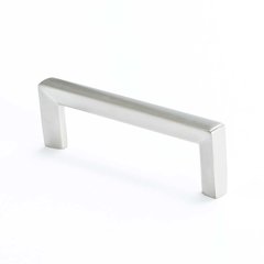 Metro 3-3/4 Inch Center to Center Brushed Nickel Cabinet Pull Metro 3-3/4 Inch Center to Center Brushed Nickel Cabinet Pull