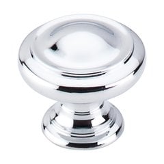 Nouveau III 1-1/8 Inch Diameter Polished Chrome Cabinet Knob Nouveau III 1-1/8 Inch Diameter Polished Chrome Cabinet Knob