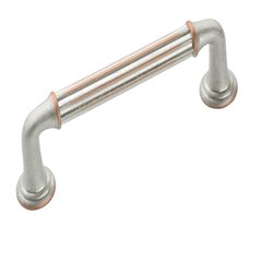 Eydon 3 Inch Center to Center Weathered Nickel/Copper Cabinet Pull Eydon 3 Inch Center to Center Weathered Nickel/Copper Cabinet Pull