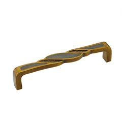 Arioso 5-5/8 Inch Center to Center Tiger Penshell, Estate Dover Cabinet Pull Arioso 5-5/8 Inch Center to Center Tiger Penshell, Estate Dover Cabinet Pull