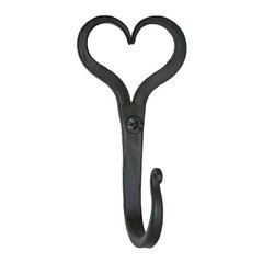 Hand Forged Split Heart Hook 3-3/4 inch High Hand Forged Split Heart Hook 3-3/4 inch High