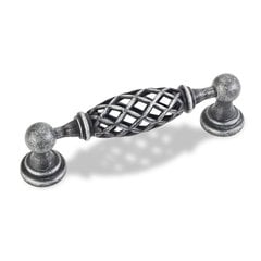 Tuscany 3-3/4 Inch Center to Center Swedish Iron Machined Cabinet Pull Tuscany 3-3/4 Inch Center to Center Swedish Iron Machined Cabinet Pull