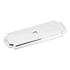 Cabinet Knob Backplate 2-13/16 inch L - Polished Chrome Cabinet Knob Backplate 2-13/16 inch L - Polished Chrome