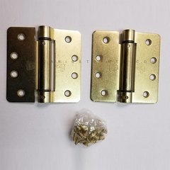 LB4311-400 1/4" Radius Corner Single Act Spring Hinge-Brass LB4311-400 1/4" Radius Corner Single Act Spring Hinge-Brass