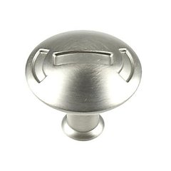 Medieval 1-3/16 Inch Diameter Dull Satin Nickel Cabinet Knob Medieval 1-3/16 Inch Diameter Dull Satin Nickel Cabinet Knob