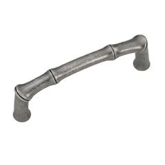 Bamboo 3 Inch Center to Center Black Nickel Vibed Cabinet Pull Bamboo 3 Inch Center to Center Black Nickel Vibed Cabinet Pull