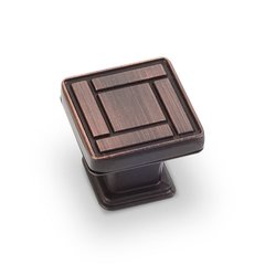 Rochester 1-1/8 Inch Diameter Dark Brushed Antique Copper Cabinet Knob Rochester 1-1/8 Inch Diameter Dark Brushed Antique Copper Cabinet Knob