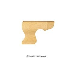 Hampton Left Bun Foot Unfinished Red Oak Hampton Left Bun Foot Unfinished Red Oak