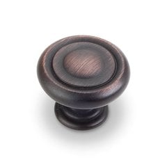 Bremen 1 1-1/4 Inch Diameter Dark Brushed Antique Copper Cabinet Knob Bremen 1 1-1/4 Inch Diameter Dark Brushed Antique Copper Cabinet Knob