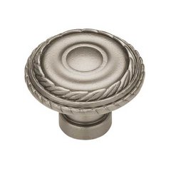 Rustique 1-7/16 Inch Diameter Antique Pewter Cabinet Knob Rustique 1-7/16 Inch Diameter Antique Pewter Cabinet Knob