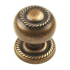Saturn 1-1/4 Inch Diameter Aged Copper Cabinet Knob Saturn 1-1/4 Inch Diameter Aged Copper Cabinet Knob