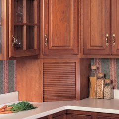 24 inch Corner Appliance Garage - Hickory 24 inch Corner Appliance Garage - Hickory