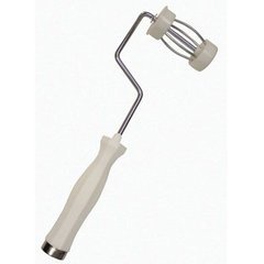 Jen 3 inch Poly Roller Handle Silver Jen 3 inch Poly Roller Handle Silver