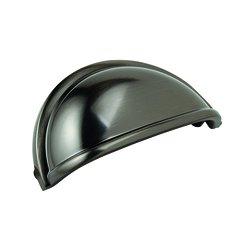 Cup Pulls Cup Pull 3" C/C Gunmetal Cup Pulls Cup Pull 3" C/C Gunmetal