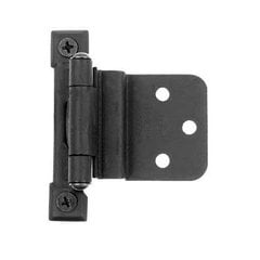 3/8" Inset Semi-Concealed Hinge Black Iron 3/8" Inset Semi-Concealed Hinge Black Iron