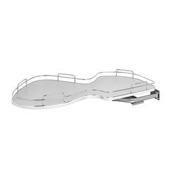 Cloud 21" Single Tier Blind Corner Organizer Right Hand Gray Cloud 21" Single Tier Blind Corner Organizer Right Hand Gray